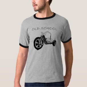 Camiseta Rueda grande de la escuela vieja