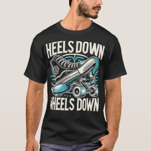 Camiseta Rueda hacia abajo en el Skateboarding Gráfica dive