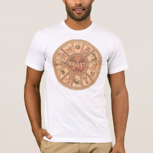 Camiseta Rueda hebrea israelí del zodiaco