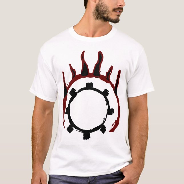 Camiseta Rueda imperfecta de Dharma (Anverso)