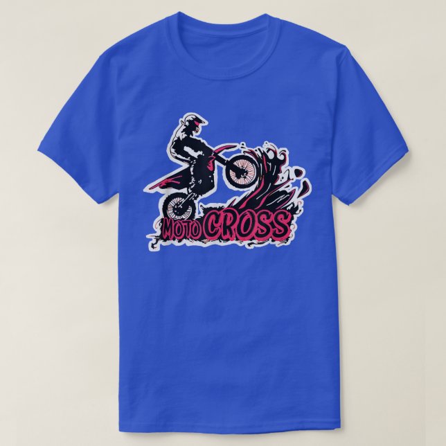 Camiseta Rueda Motocross Dirt Bike Rider Supermoto Enduro (Diseño del anverso)