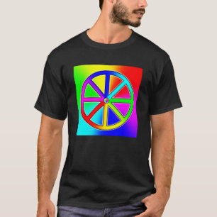 Camiseta Rueda Rainbow Dharma - Budista