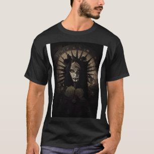 Camiseta Rueda siniestra Tarot Al Estilo Del gótico De Fort