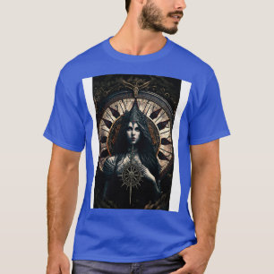 Camiseta Rueda siniestra Tarot Al Estilo Del gótico De La F