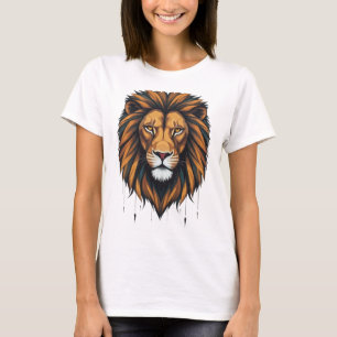 Camiseta Rueda urbana: Graffiti geométrico de leones