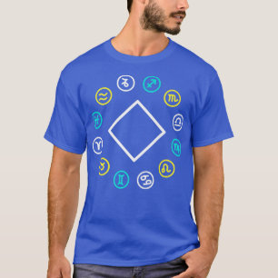 Camiseta Rueda Zodiac Halloween Astrología del Horóscopo Zo