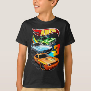 Camiseta Ruedas calientes Cumpleaños Camiseta, Parte Temáti