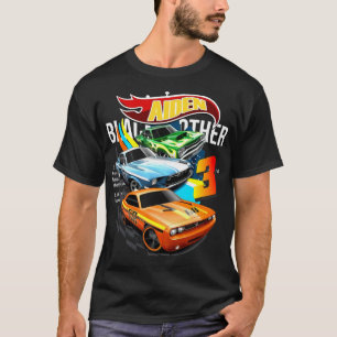 Camiseta Ruedas calientes Cumpleaños Camiseta, Parte Temáti