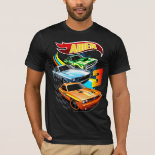 Camiseta Ruedas calientes Cumpleaños Camiseta, Parte Temáti
