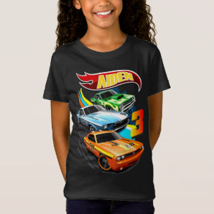 Camiseta Ruedas calientes Cumpleaños Camiseta, Parte Temáti