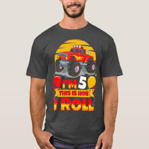 Camiseta Ruedas Calientes Cumpleaños Im 5 Así Es Como Giro