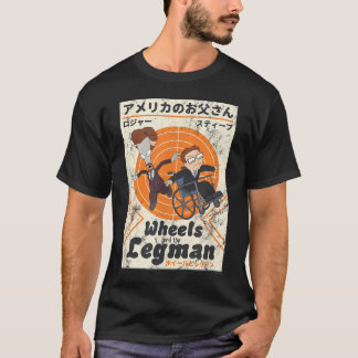 Camiseta Ruedas de American Dad y el Kanji Legman