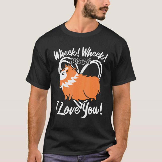 Camiseta Ruedas De Rueda Significa Que Te Amo Mascota De Pi (Anverso)