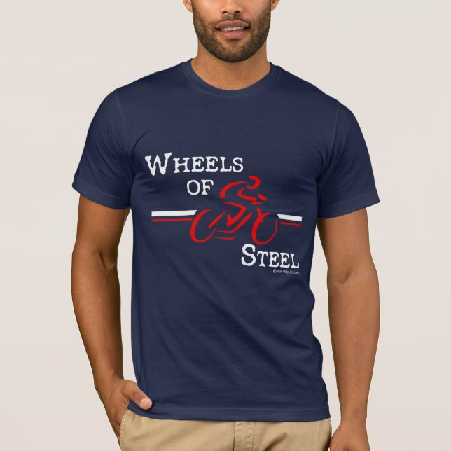 Camiseta Ruedas del acero (Anverso)