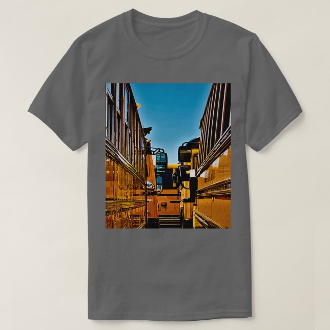 Camiseta Ruedas en el autobús (Diseño del anverso)