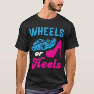 Camiseta Ruedas Heels Boy Chica Baby Shower Revelación de g