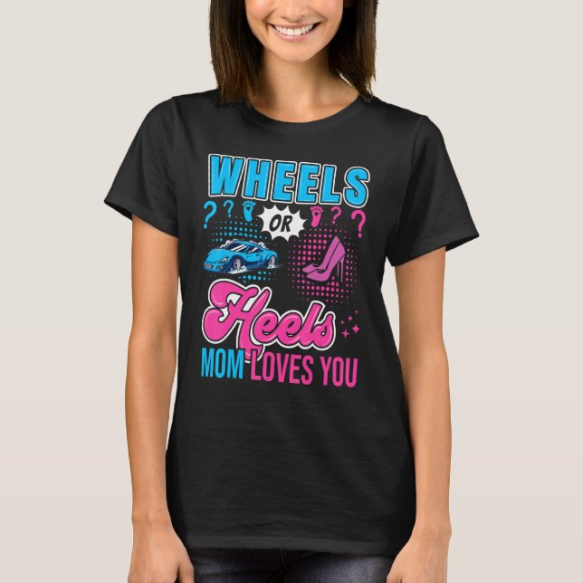 Camiseta Ruedas O Talones Que Mamá Te Ama Recién nacido Res (Anverso)