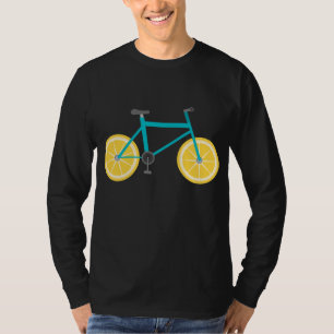 Camiseta Ruedas para bicicletas de limón Fruit Funny Ciclis