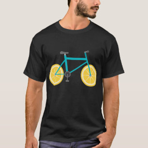 Camiseta Ruedas para bicicletas de limón Fruit Funny Ciclis