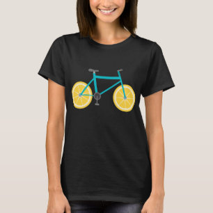 Camiseta Ruedas para bicicletas de limón Fruit Funny Ciclis