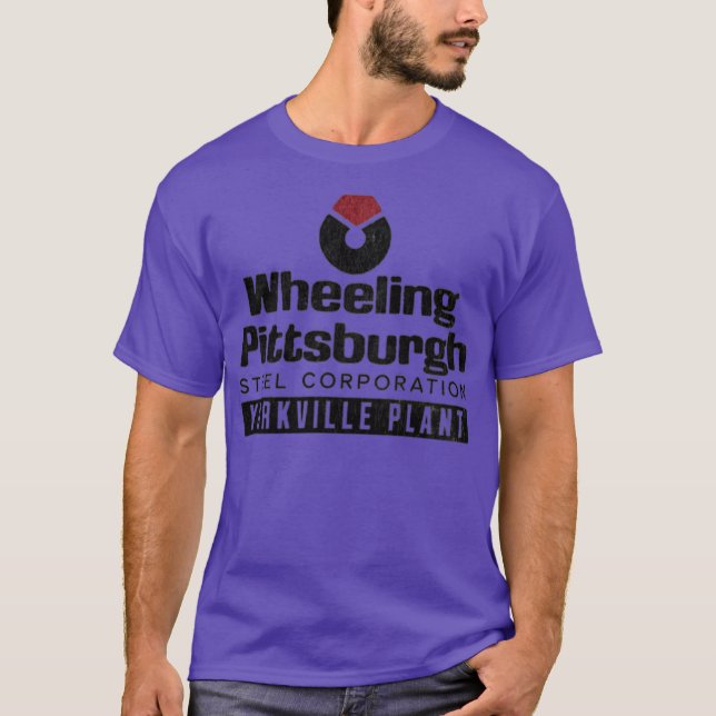 Camiseta Ruedas Pittsburgh Steel Corp. - Planta Yorkville (Anverso)
