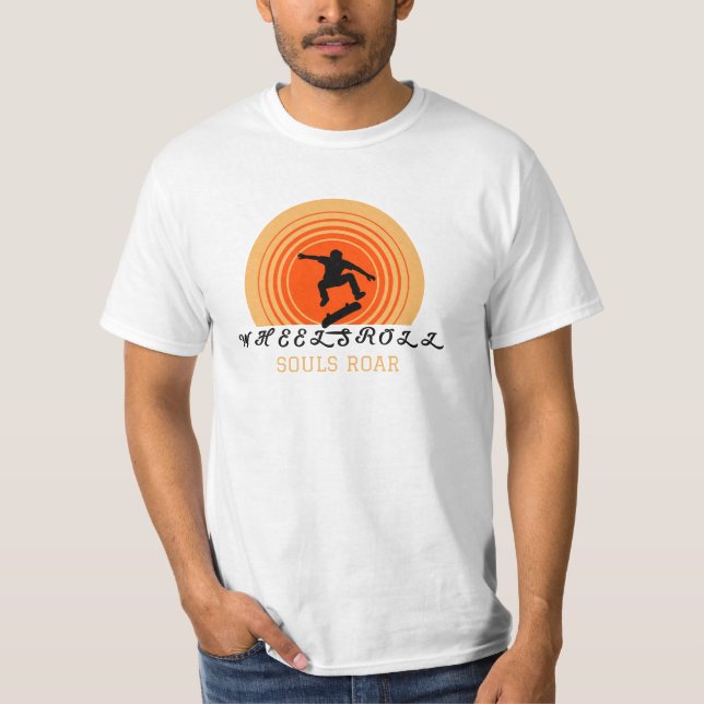 Camiseta Ruedas rugen las almas (Anverso)