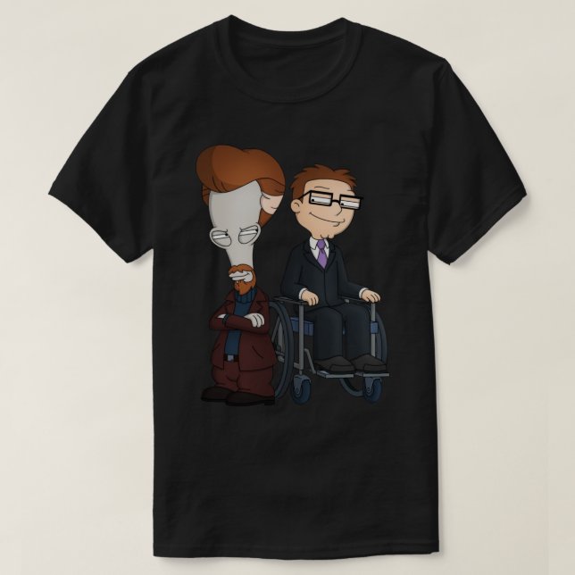 Camiseta ¡Ruedas y el hombre de la pierna! Papá Americano R (Diseño del anverso)