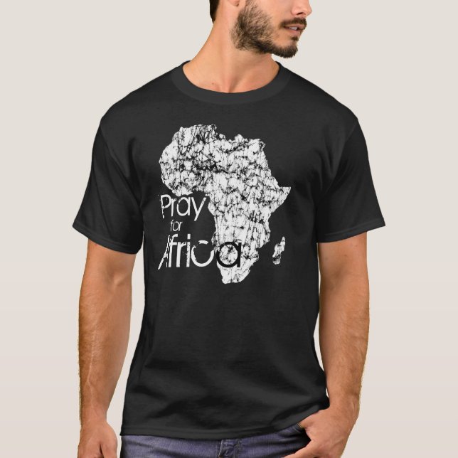 Camiseta Ruegue para África (Anverso)