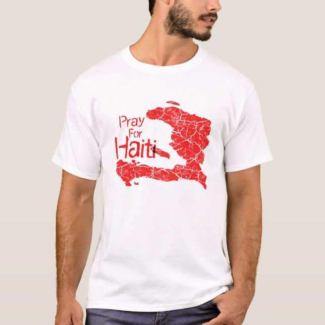 Camiseta Ruegue para Haití (Anverso)