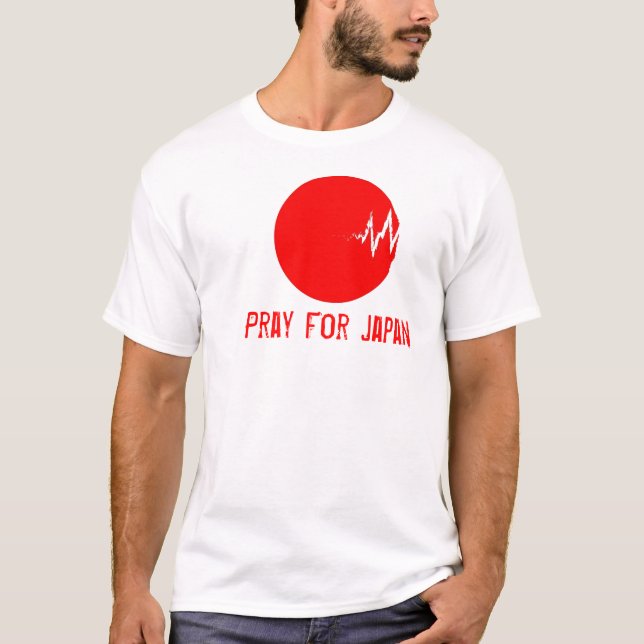 Camiseta Ruegue para Japón (Anverso)