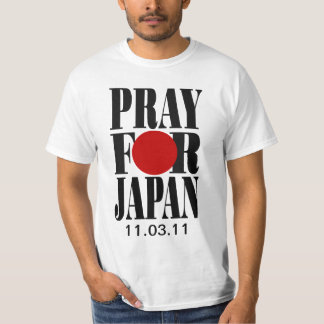 Camiseta Ruegue para Japón