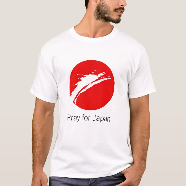 Camiseta Ruegue para Japón (Anverso)