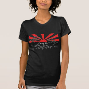 Camiseta Ruegue para Japón con el sol naciente
