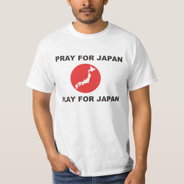 CAMISETA RUEGUE PARA JAPÓN, JUEGO PARA JAPÓN (Anverso)