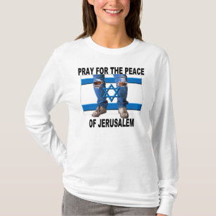Camiseta Ruegue para la paz de Jerusalén