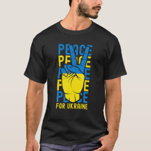 Camiseta Rueguen por los ucranianos ucranianos Slava Ukrain