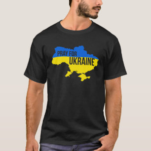 Camiseta Rueguen por Ucrania, estoy con Ucrania libre de Uc