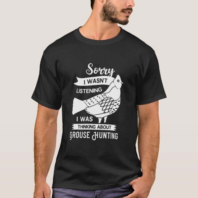 Camiseta Ruffed Grouse Bird Gift Huning Spruce Grouse  (Anverso)