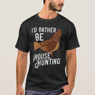 Camiseta Ruffed Grouse Bird Gift Huning Spruce Grouse