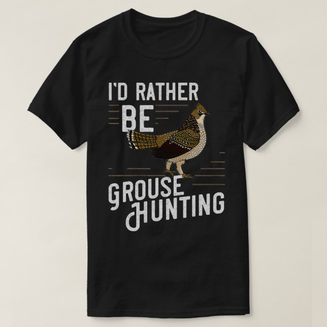 Camiseta Ruffed Grouse Bird Gift Hunting Spruce Grouse  (Diseño del anverso)