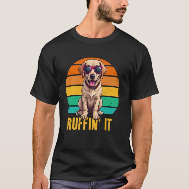 Camiseta Ruffin It Labrador Retriever con gafas de sol Do (Anverso)