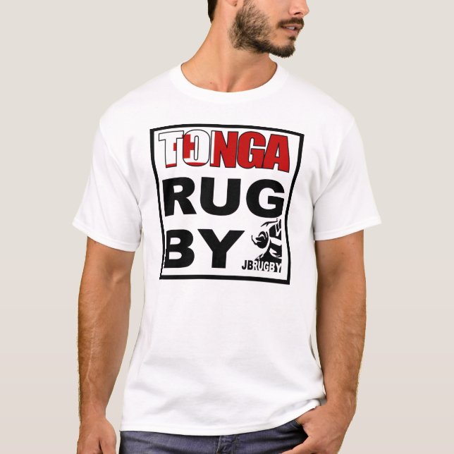 Camiseta RUGBI de Tonga (jbrugby) (Anverso)