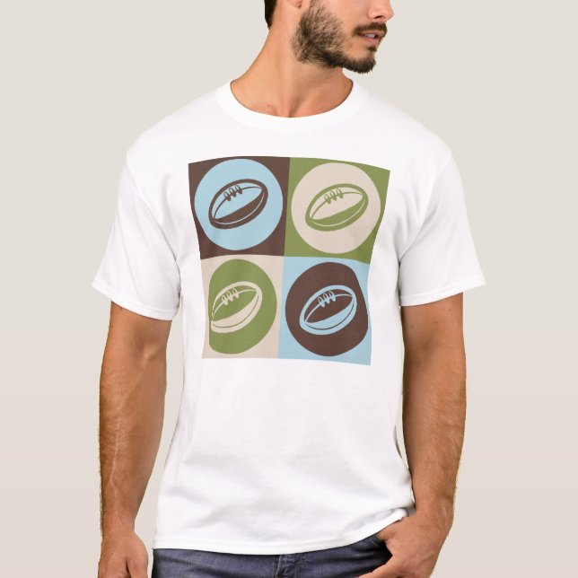 Camiseta Rugbi del arte pop (Anverso)