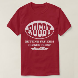 Camiseta Rugbi que consigue a niños gordos la primera