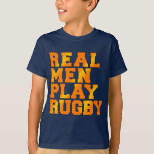 Camiseta Rugbi real del juego de los hombres