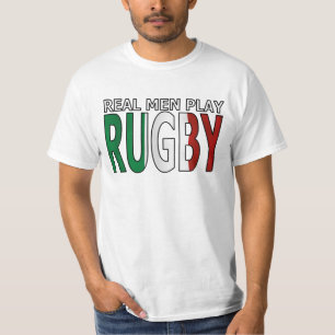 Camiseta Rugbi real Italia del juego de los hombres