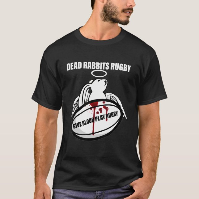 Camiseta Rugby 2 de conejos muertos (Anverso)