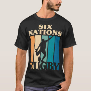 Camiseta Rugby 6 Naciones Inglaterra Francia Gales Escocia 