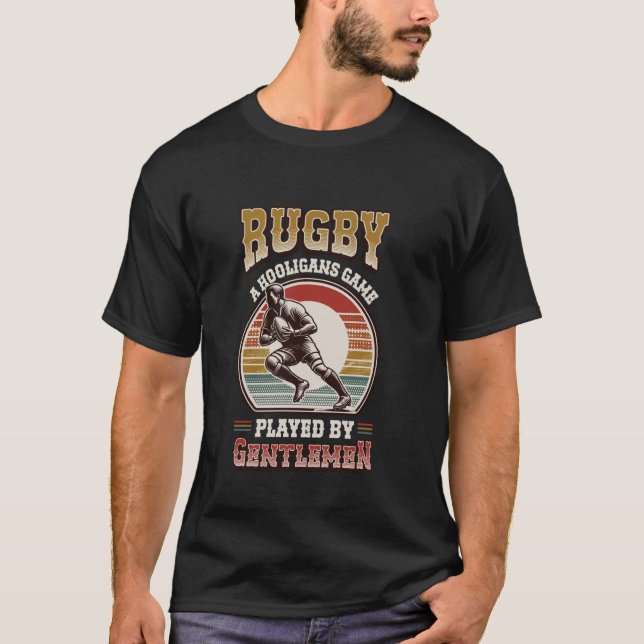 Camiseta Rugby A Hooligans Game Played By Gentlemen Rugby P (Anverso)