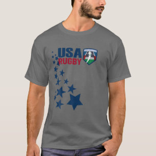 Camiseta Rugby Americano, Hinchas De Rugby USA Tee